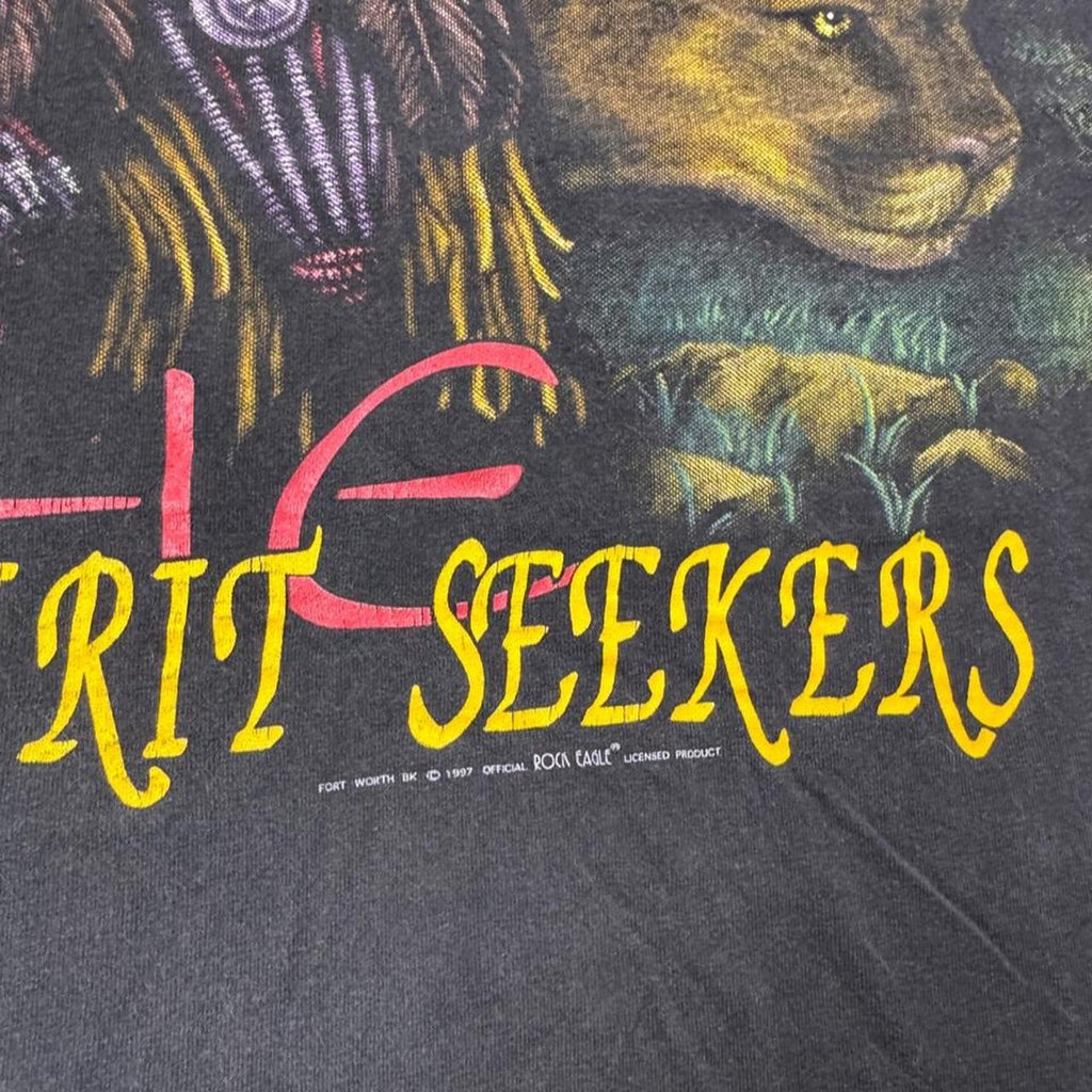 1997 Rock Eagle Spirit Seekers Wakan Tanka Native American Tee | XL