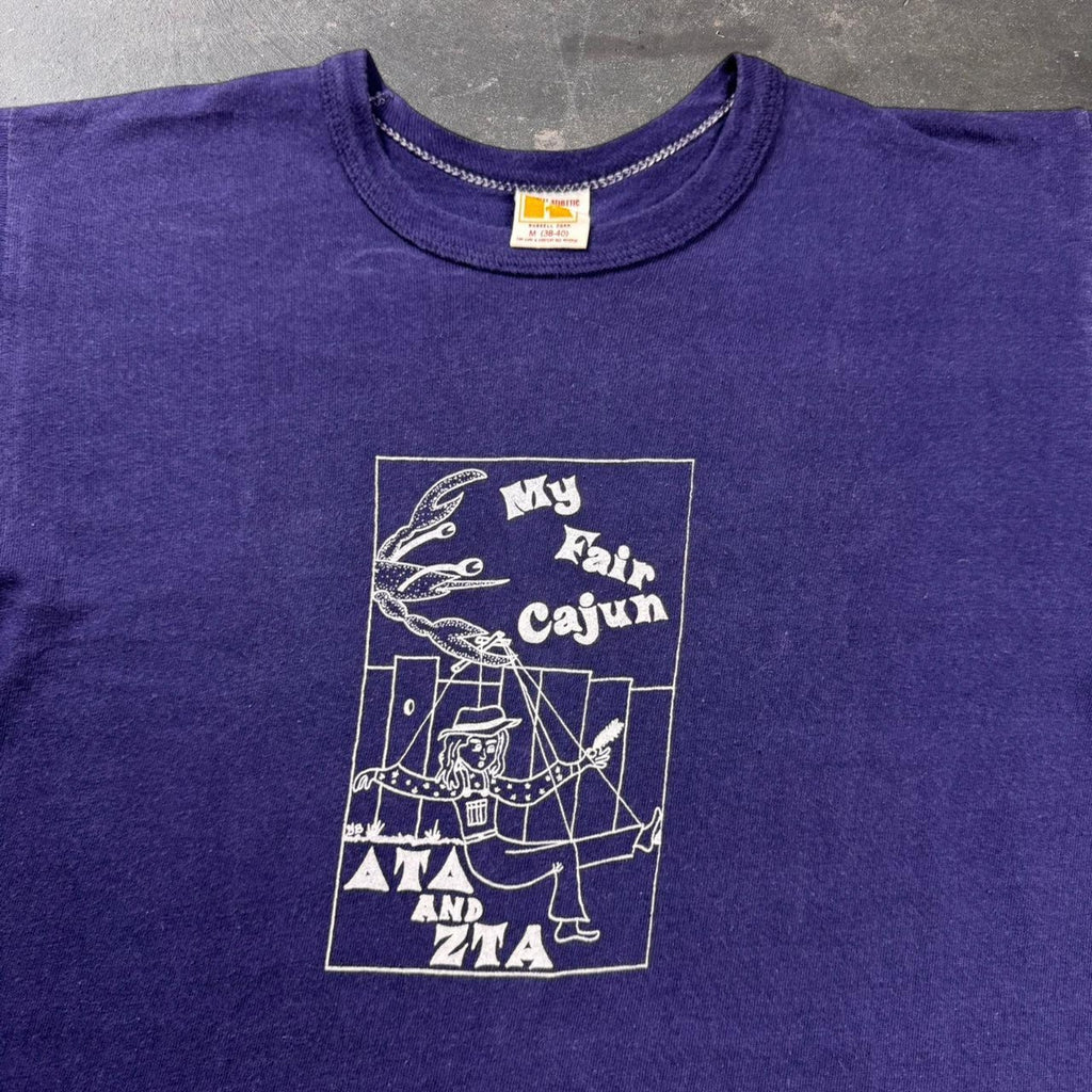1970s "My Fair Cajun" fraternity/sorority Tee | Medium