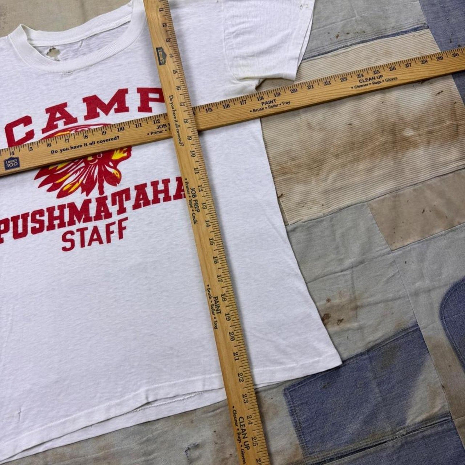 1960s Camp Pushmataha Staff Native American Graphic Tee | Small