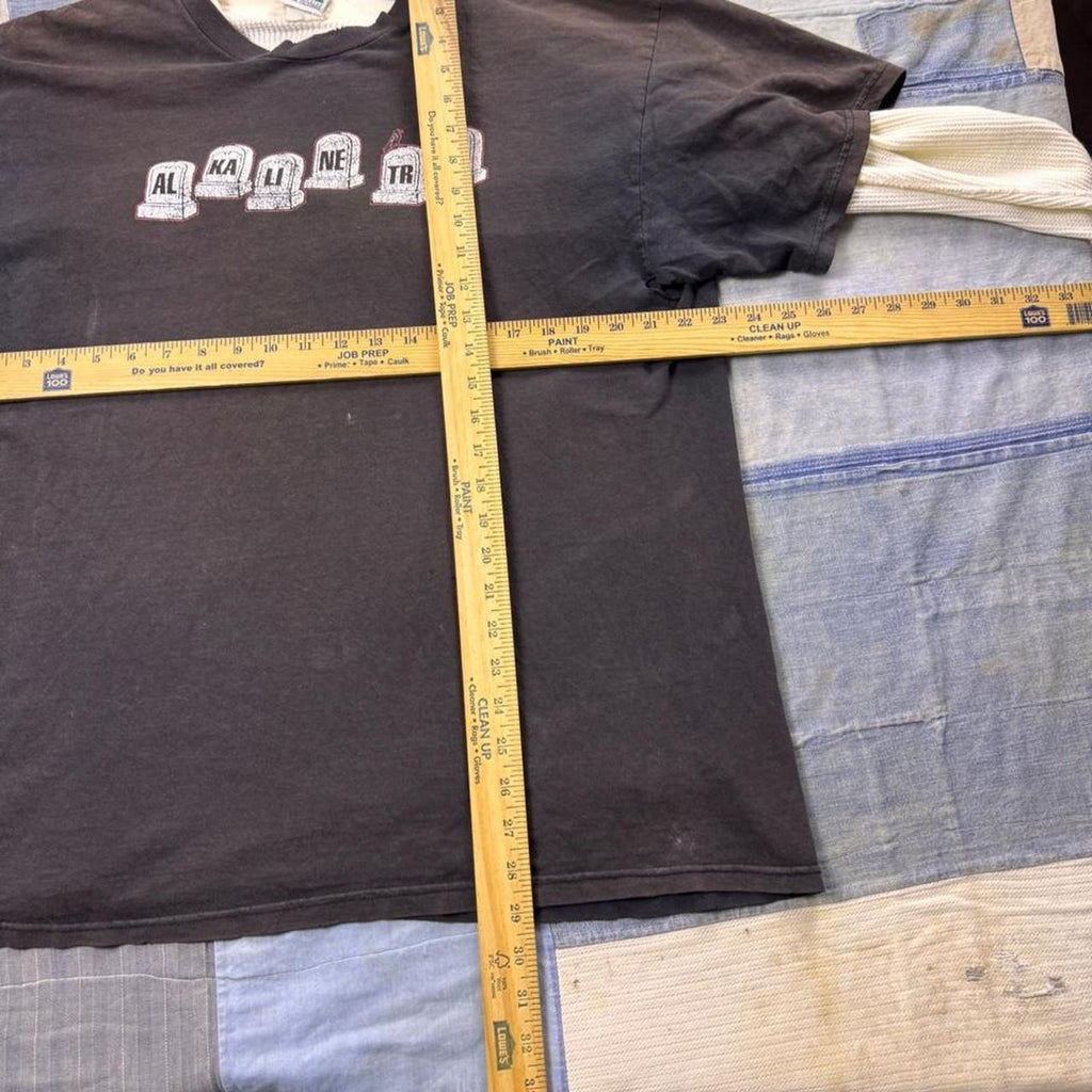 2000s Alkaline Trio Tombstones Reworked Thermal Band Tee | XL