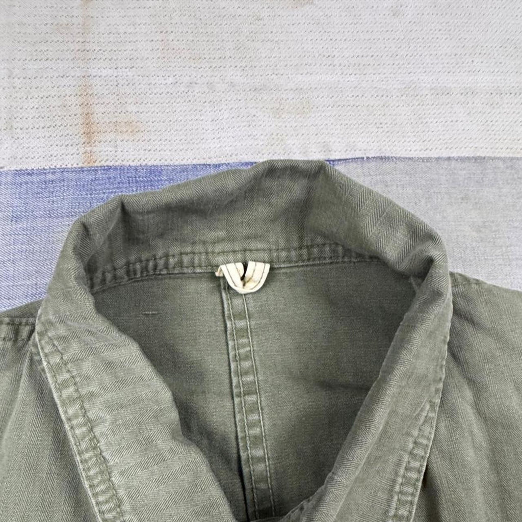 1970s HBT Cropped Military Jacket | L