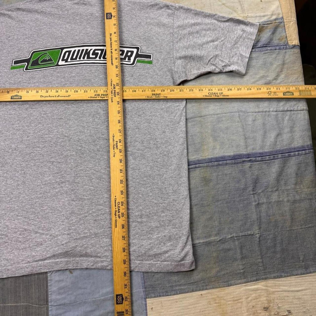 1990s Quiksilver Classic Logo Surf Tee | Large