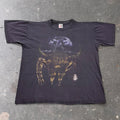 1990s Buffalo Skull Wolf Moon Graphic Tee | Medium