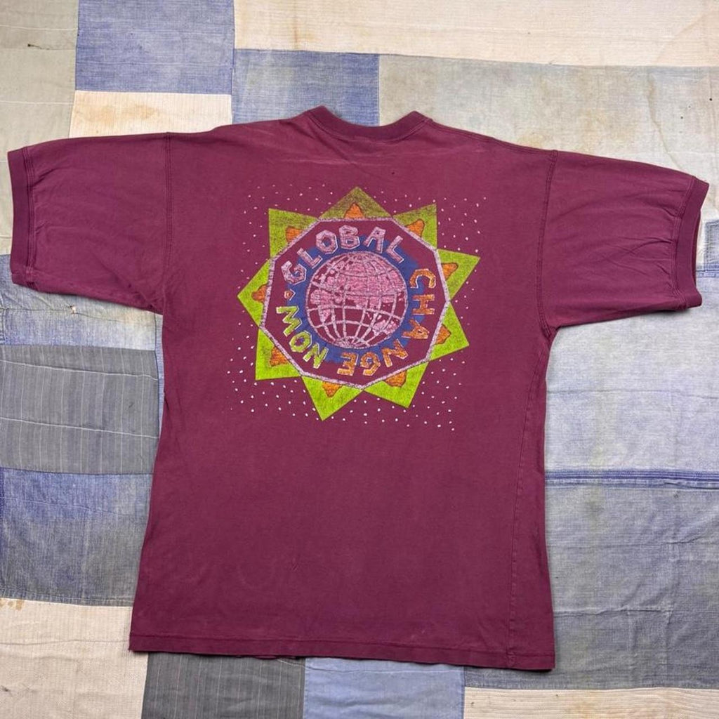 1990s Global Change Now Africa Double-Sided Graphic Tee | Large