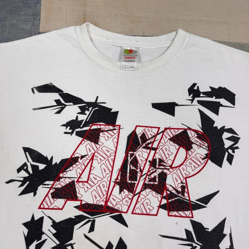1990s Nike Air Shattered Glass Graphic Tee | L