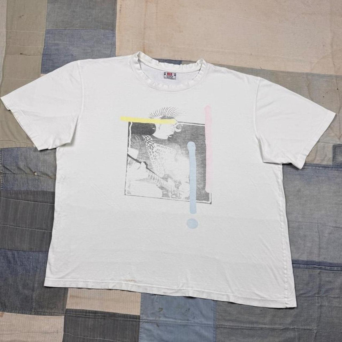 1990s Punk Rocker Mohawk Graphic Tee | 2XL