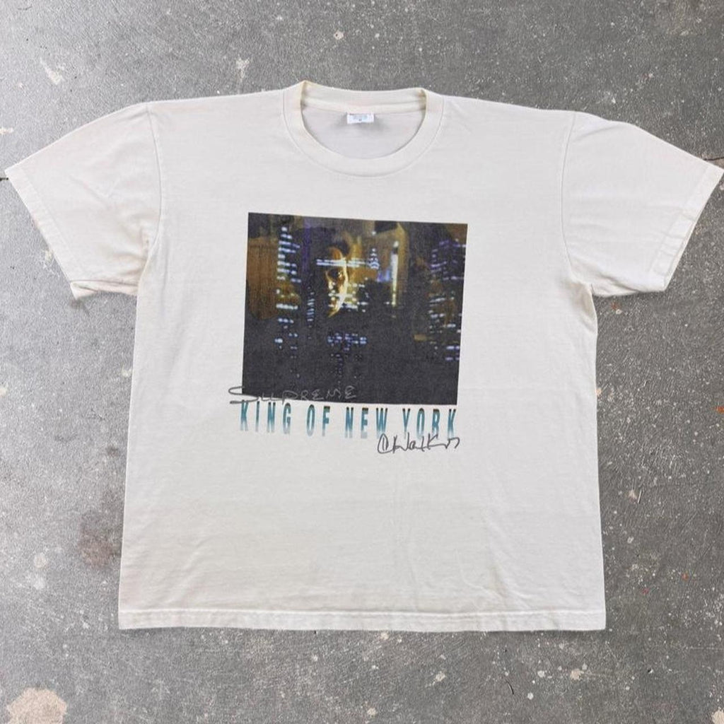2019 Supreme Christopher Walken King of New York Graphic Tee | Medium