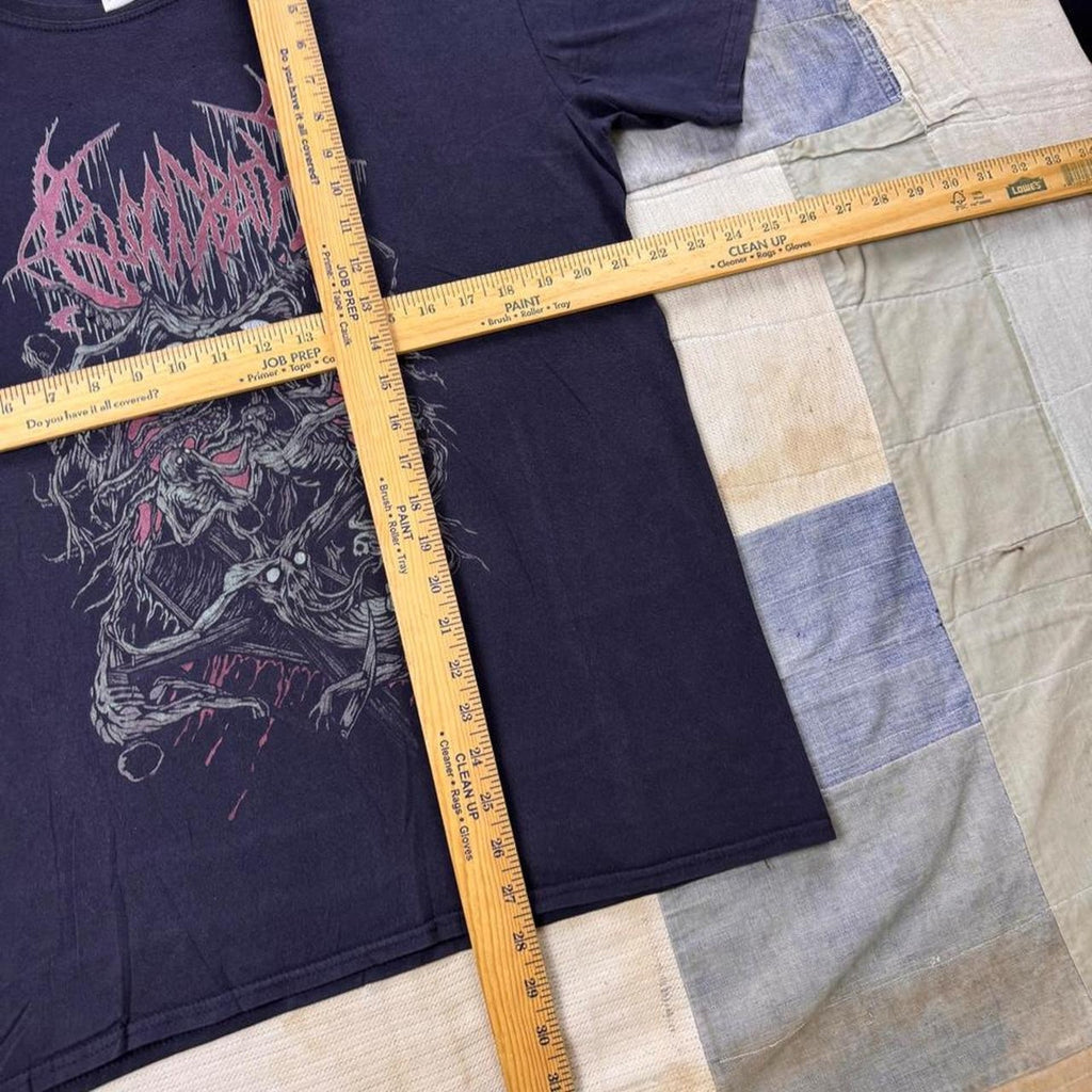 2000s Bloodbath Swedish Death Metal Skeleton Graphic Tee | Large