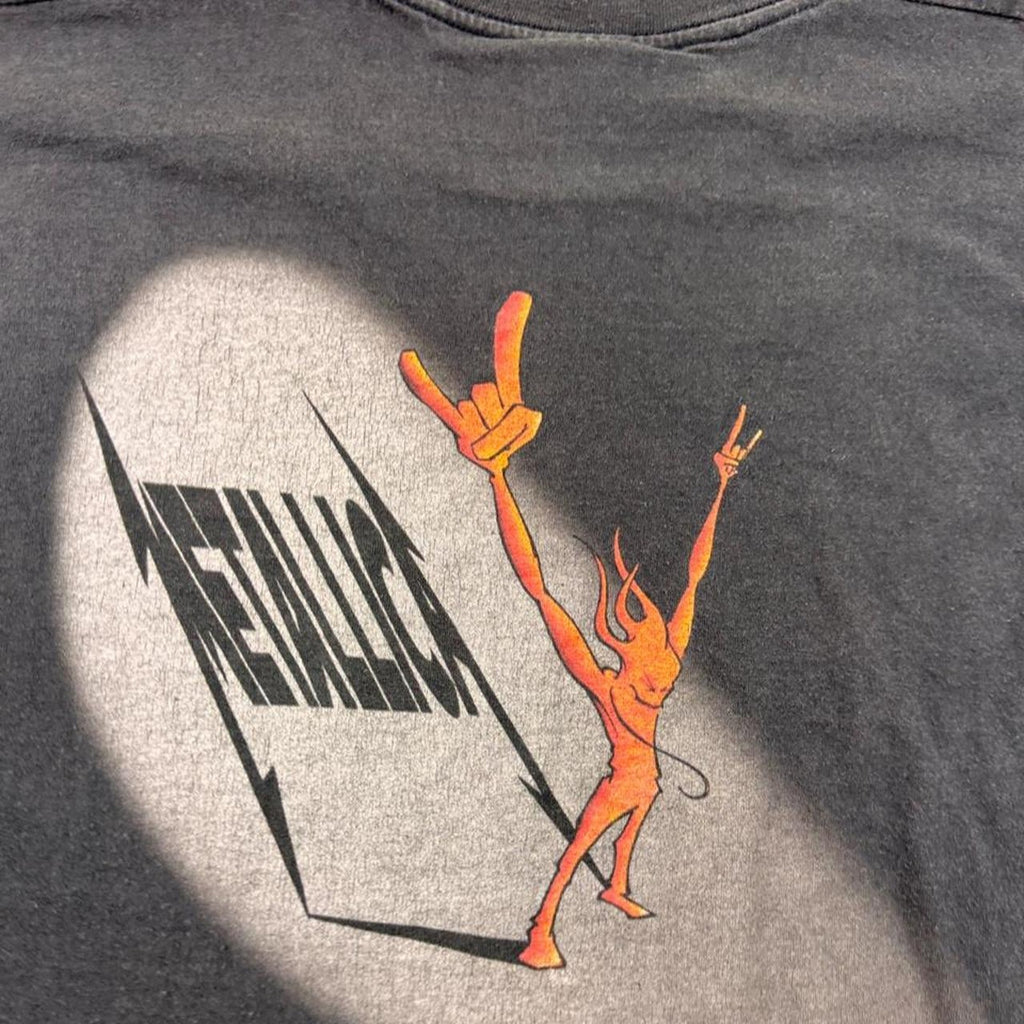 2000s Metallica Devil Double-Sided Black Metal Band Tee | Large