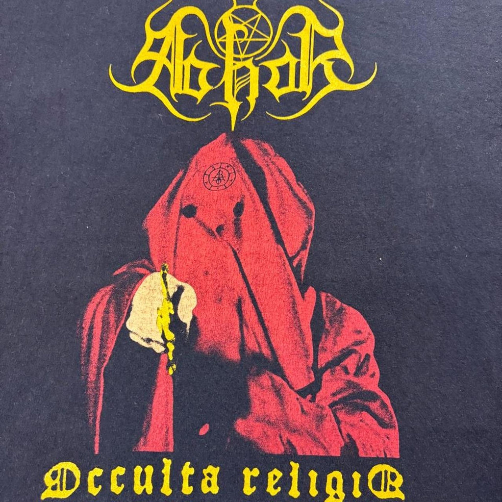 2018 Abhor Occulta ReligiO Black Metal Band Tee | Large