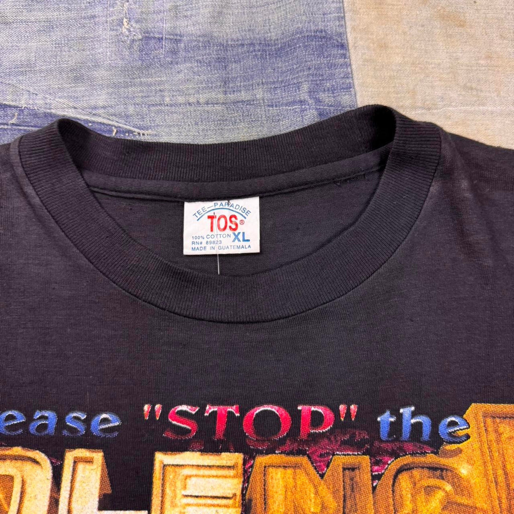 1990s Tupac Shakur and Biggie Smalls “Stop the Violence"Rap Tee | XL