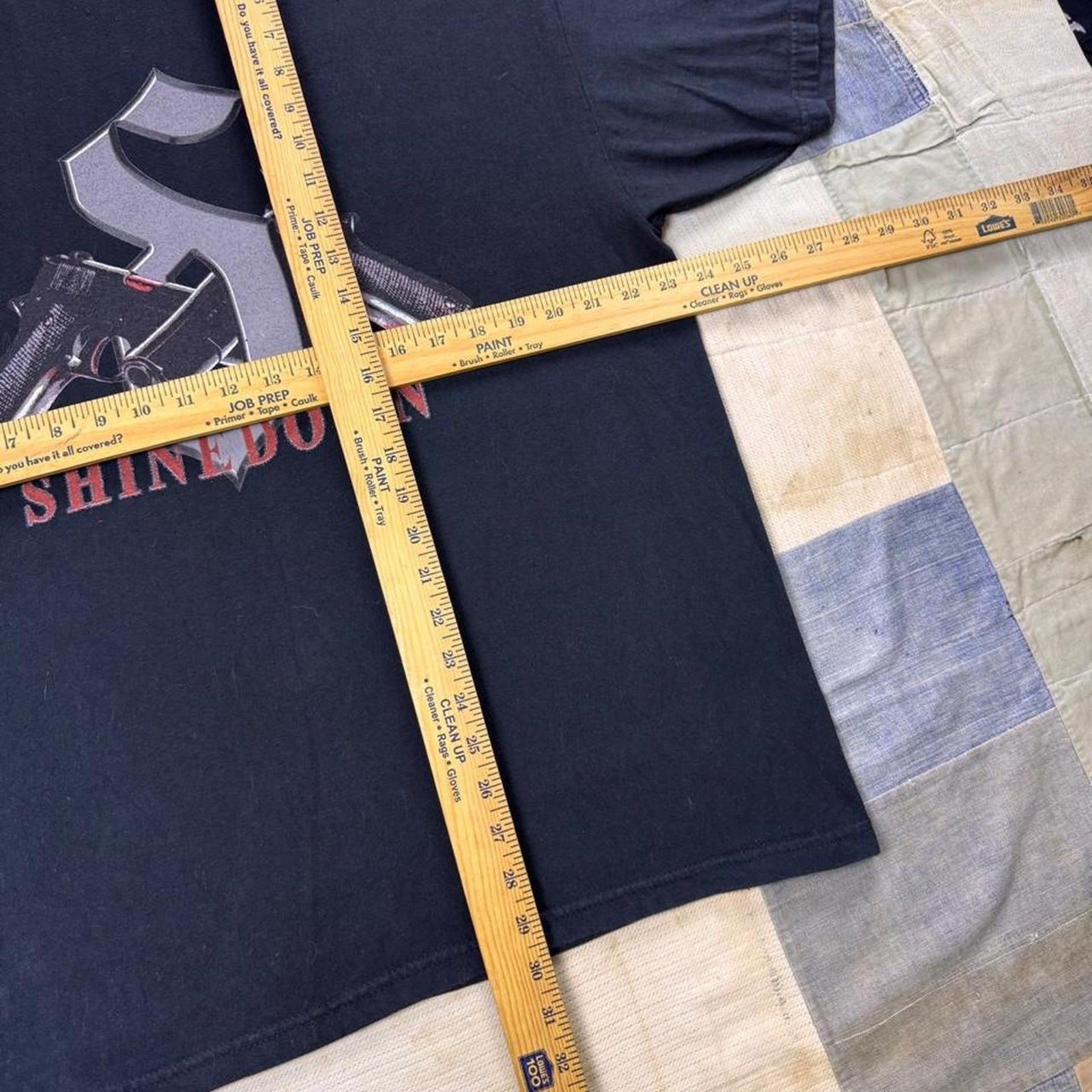 2000s Shinedown Crossed Guns Logo Band Tee | XL