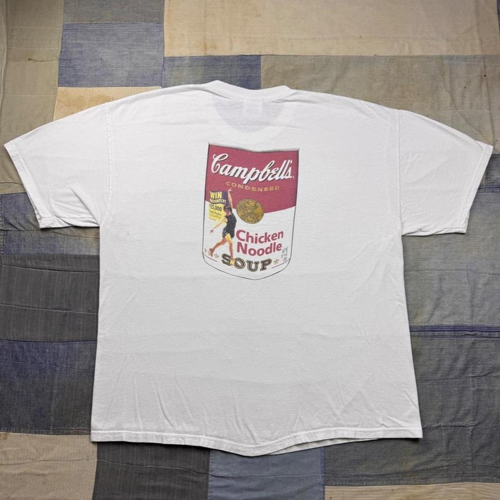 1998 Campbell's Labels for Education Chicken Noodle Soup Tee | XL