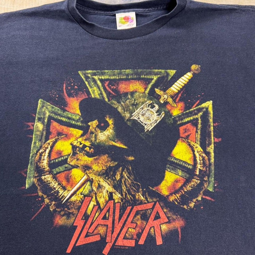 2004 Slayer Eagle Sword Graphic Tee | Medium