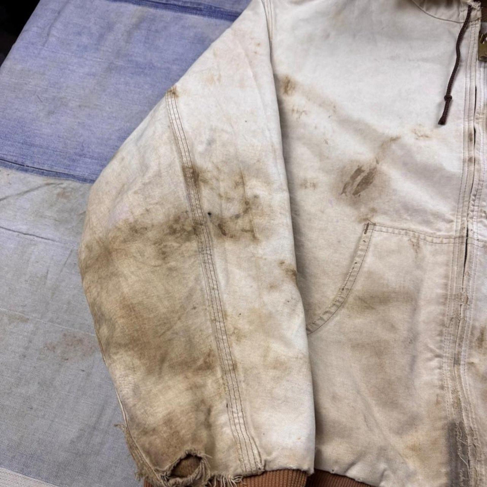 1990s Carhartt J130 Arctic Quilt-Lined Duck Active Jacket | XXL
