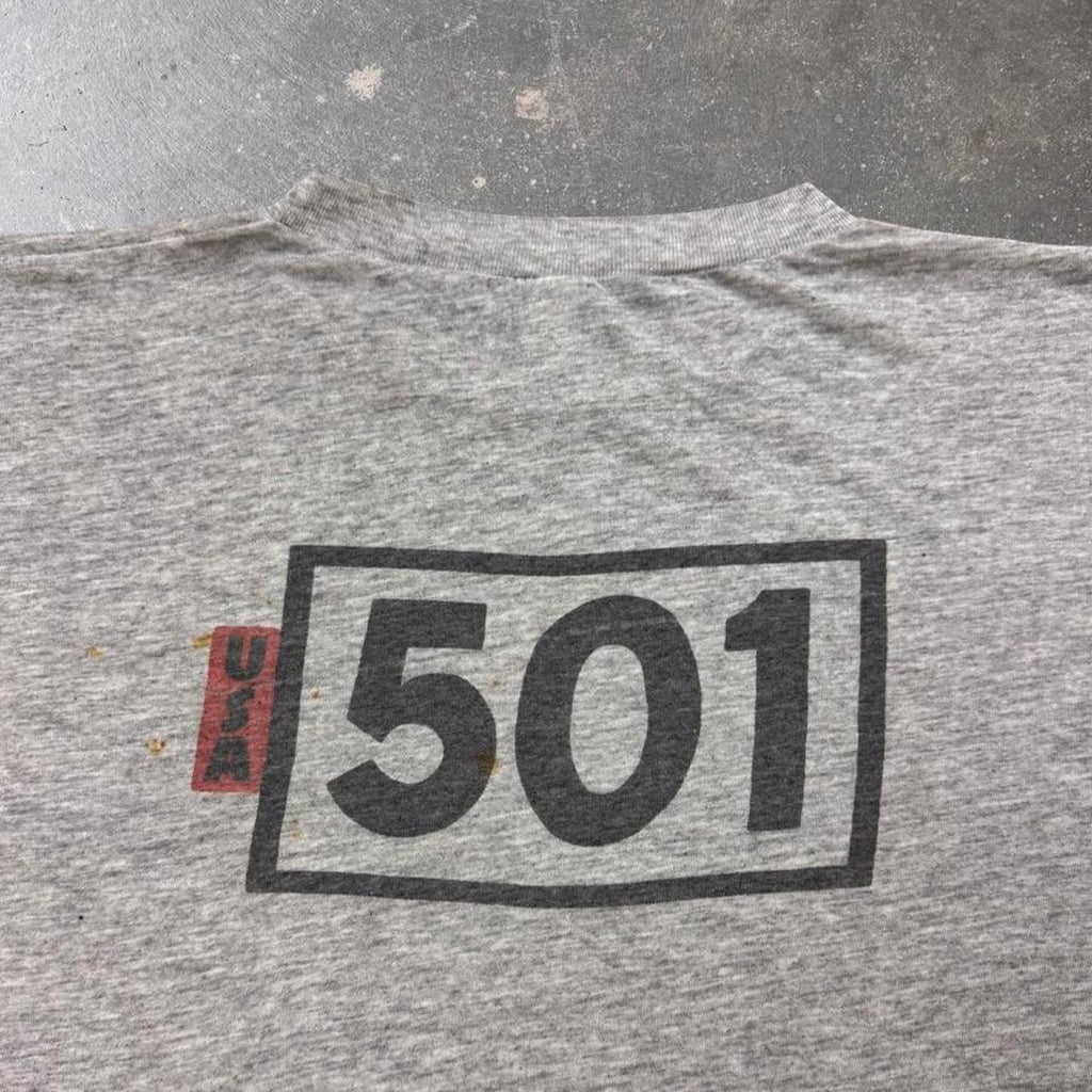 1990s Levi's 501 Logo Graphic Tee | XL