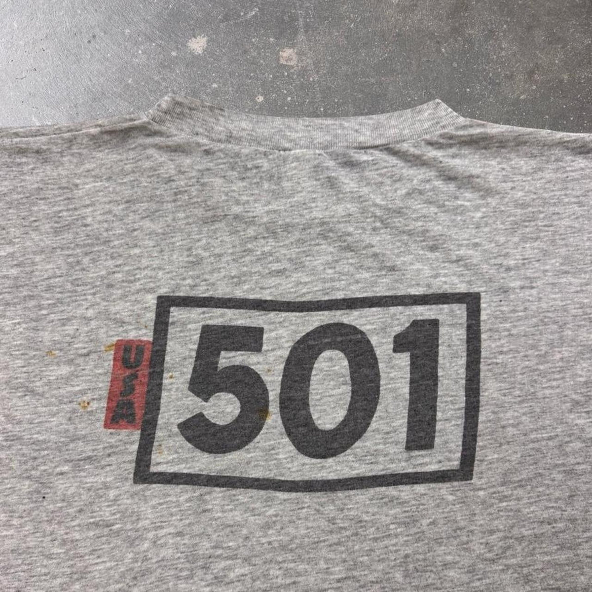 1990s Levi's 501 Logo Graphic Tee | XL