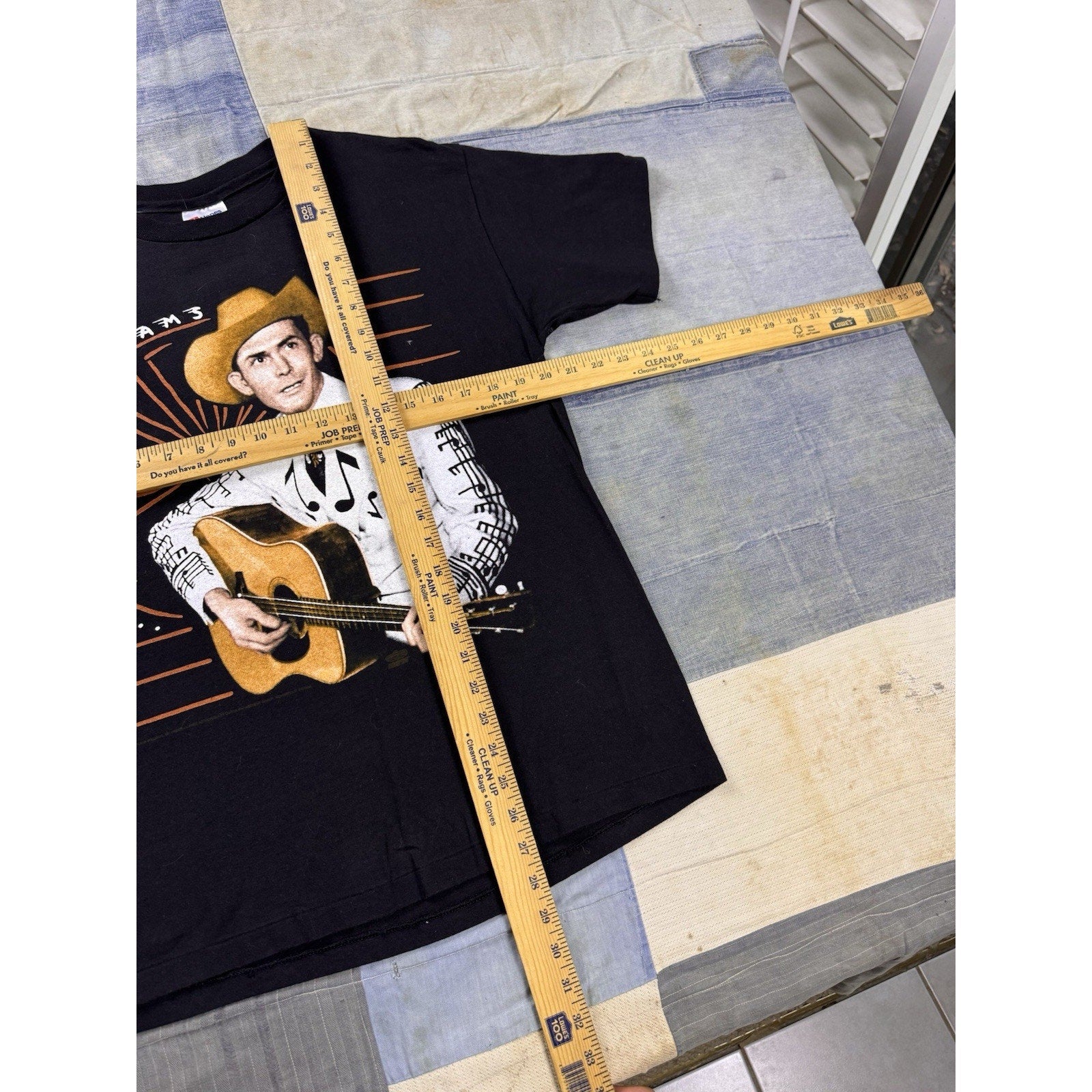 Hank Williams SR Crewneck T Shirt Tee Large Vintage Rare 90's 1993 Single Stitch