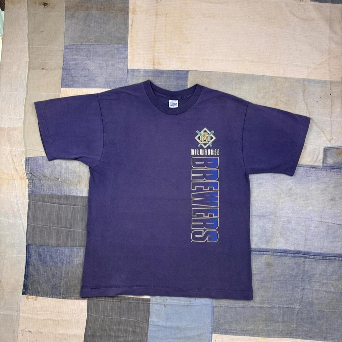1996 Milwaukee Brewers Salem Sportswear Baseball Graphic Tee | Large