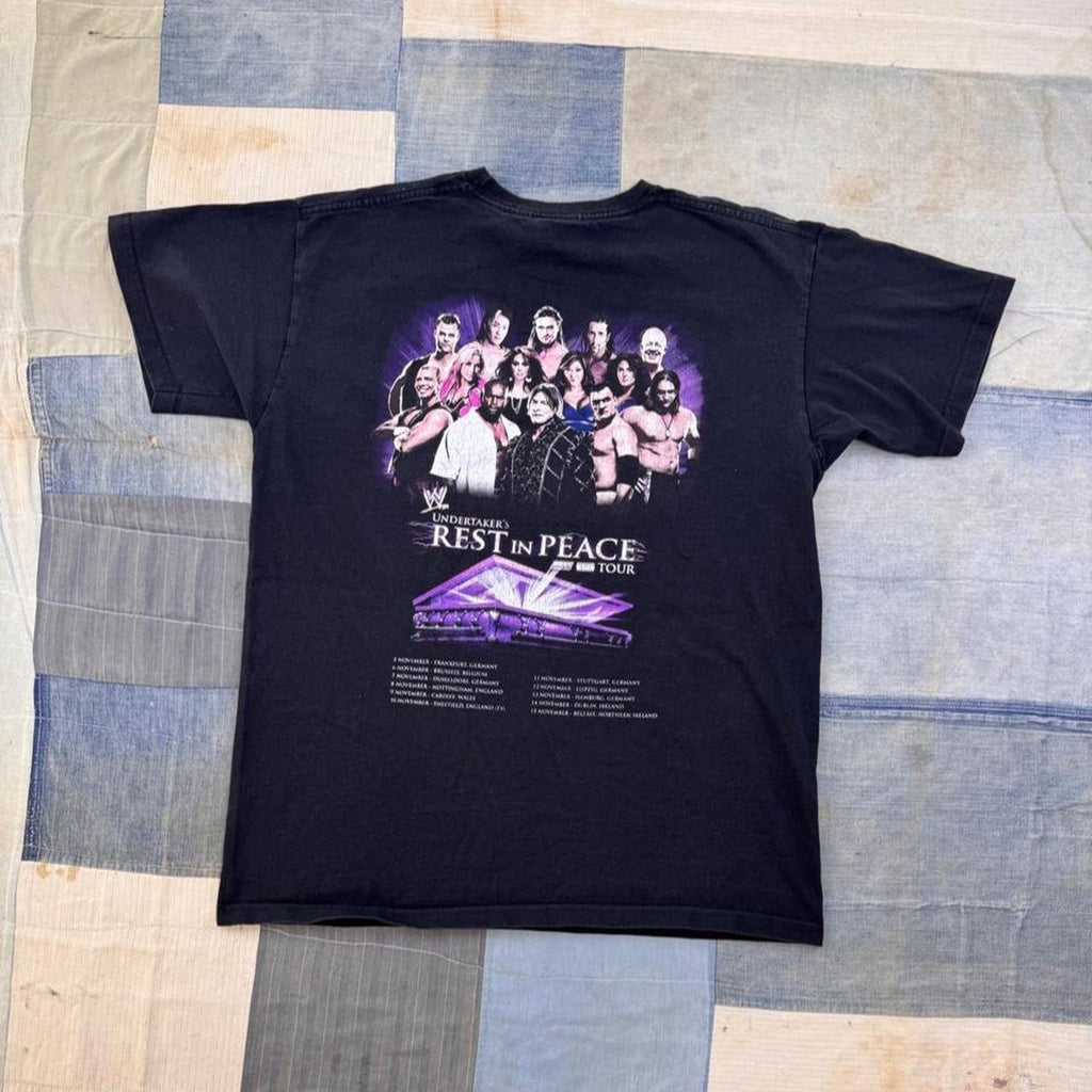 2009 WWE Undertaker Rest in Peace Tour Wrestling Tee | Large