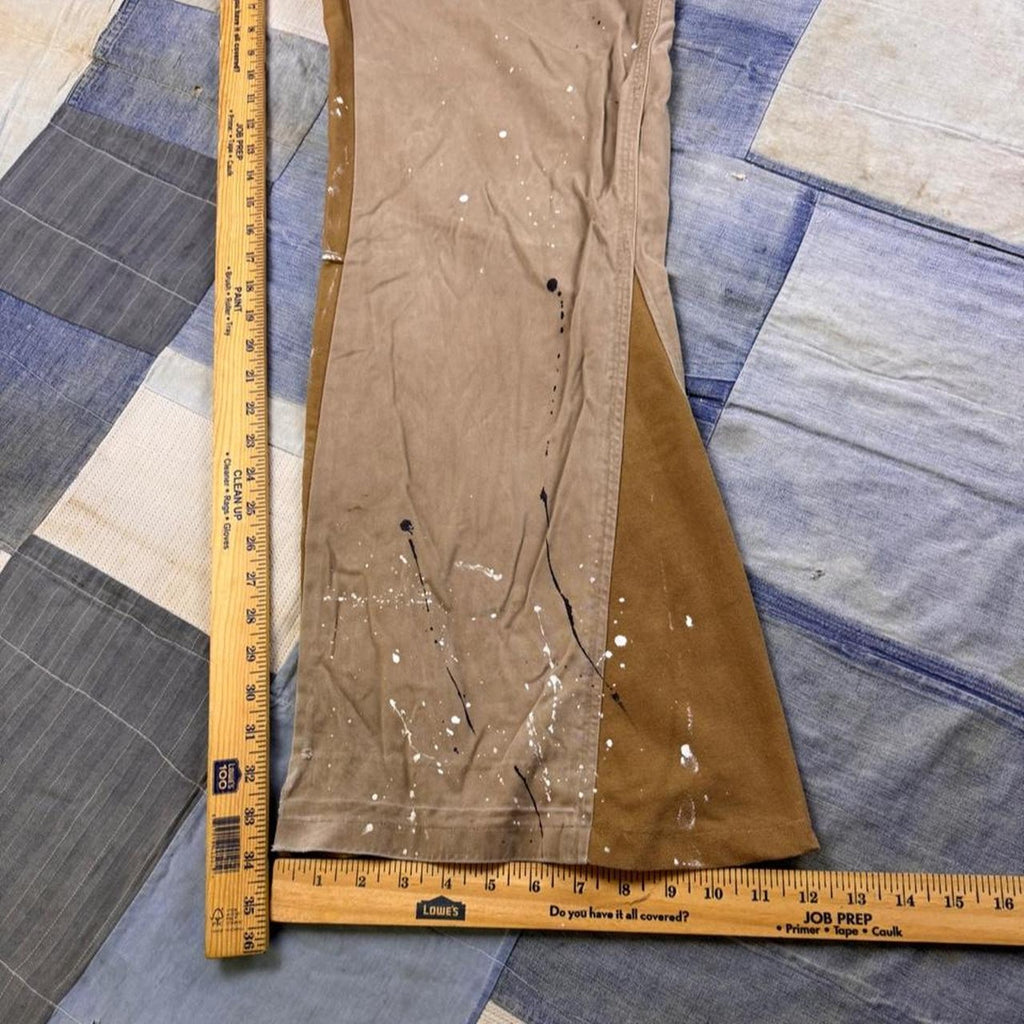 2000s Carhartt Paint Splatter Carpenter Work Pants | 40x34