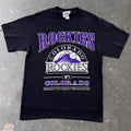1997 Colorado Rockies Lee Sport Baseball Tee | Medium