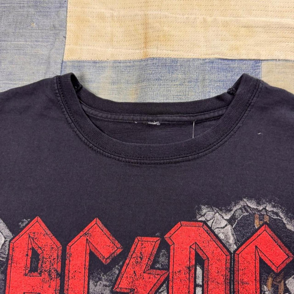 1990s AC/DC Hells Bells Rock or Bust Graphic Tee | Medium