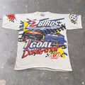 1990s Chase Racewear Robert Yates Racing all-over print tee | XXL