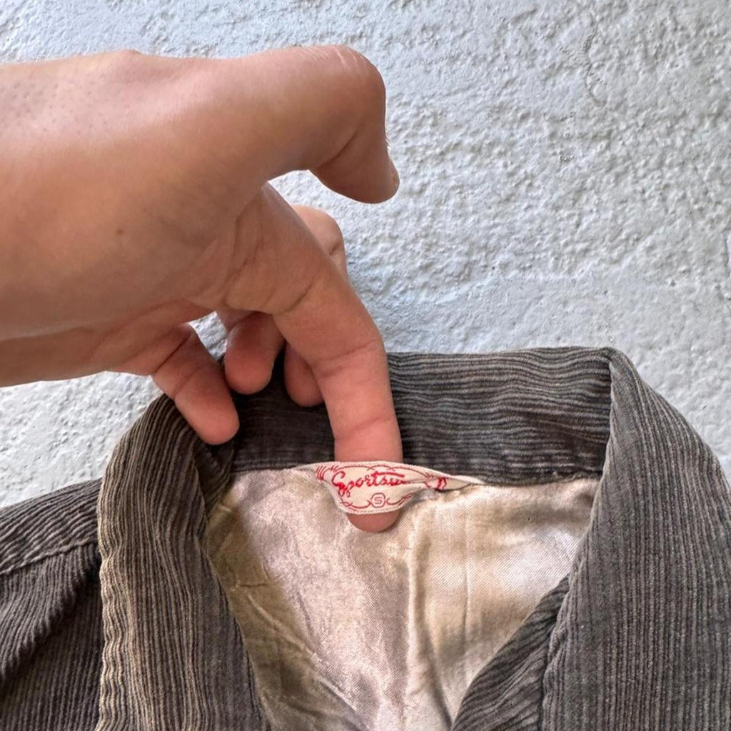 1950s Corduroy Sport Shirt | M