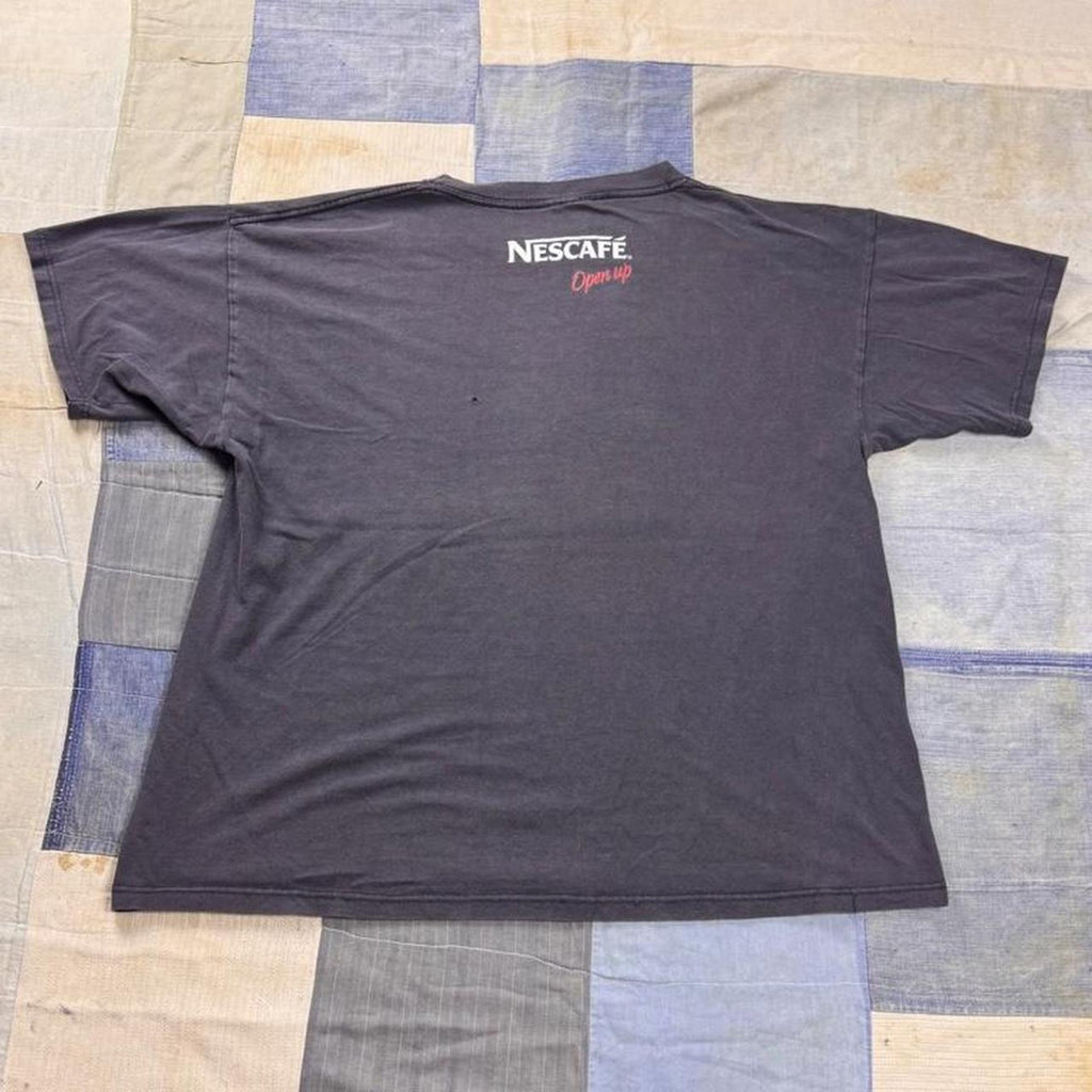 1990s Nescafé “Open Up” Double-Sided Promotional Tee | XL