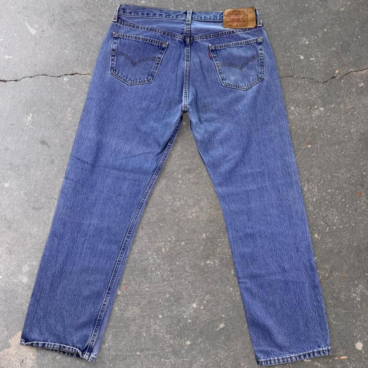 1996 Made in USA Levi's 501 Medium Wash Jeans | 34 x 29.5