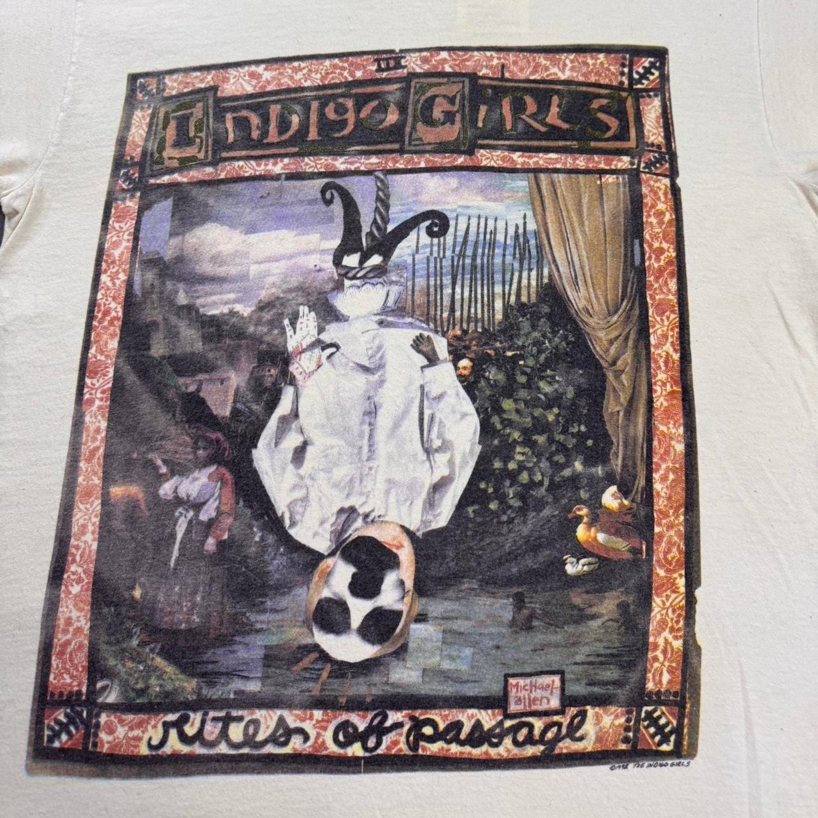 1990s Indigo Girls Rites of Passage Tour Tee | Large
