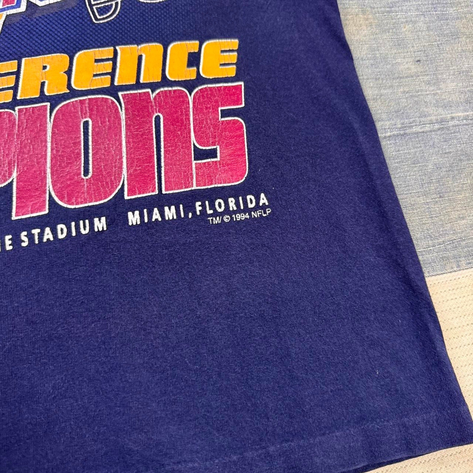 1994 San Diego Chargers AFC Conference Champions Super Bowl Tee | Medium
