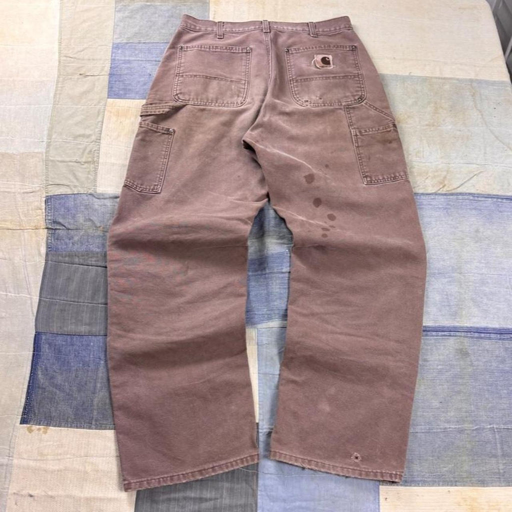 2000s Carhartt B136 CHT Double Knee Carpenter Pants | 31x30