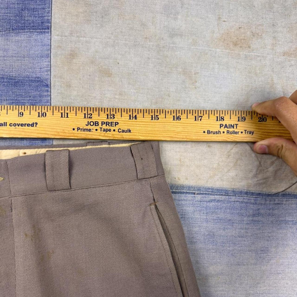 1950s Wool-Blend Button-Fly Trousers | 30 x 30