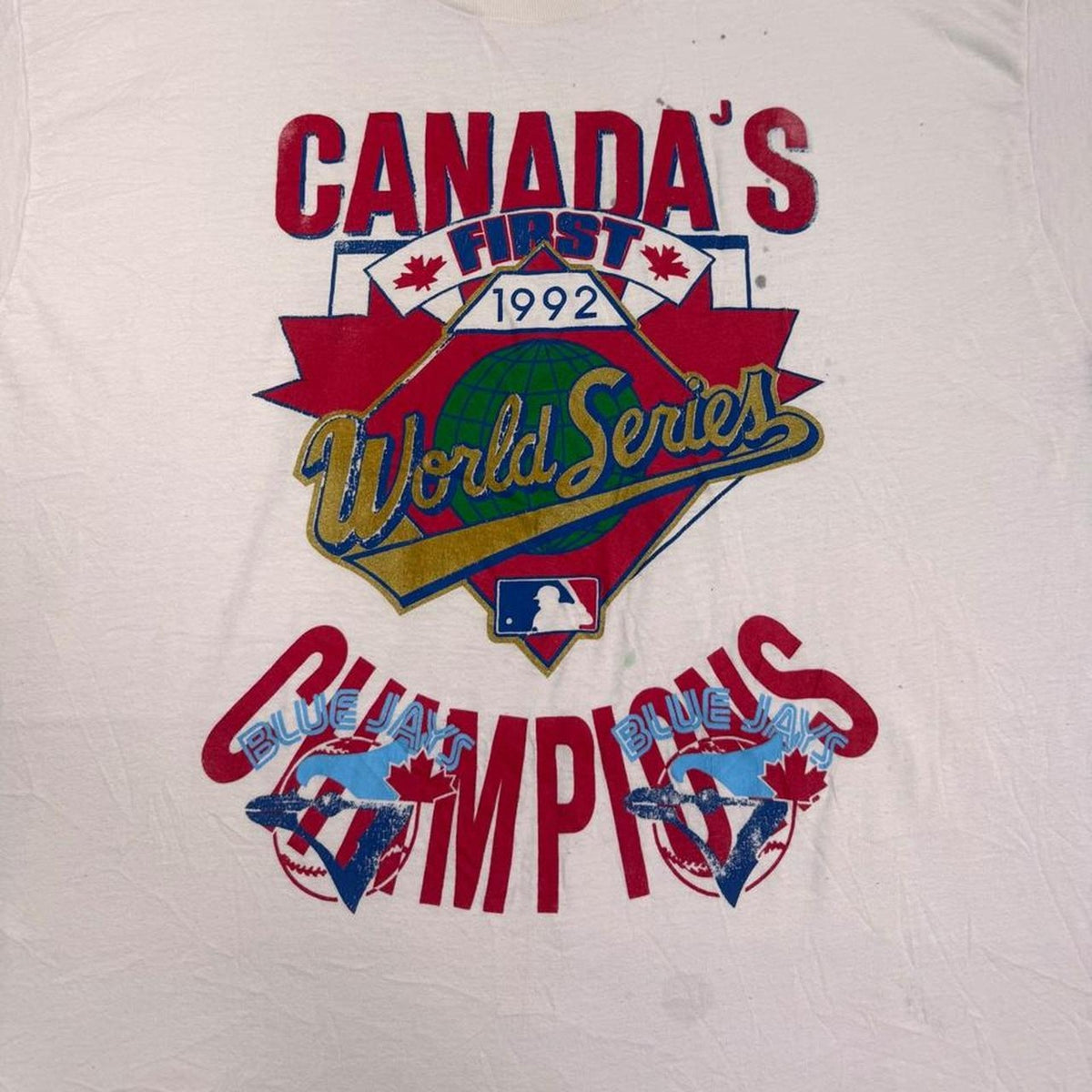 1992 Toronto Blue Jays World Series Champions Tee | L