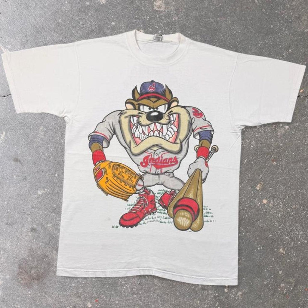1990s Taz Cleveland Indians Mashup Tee | XL