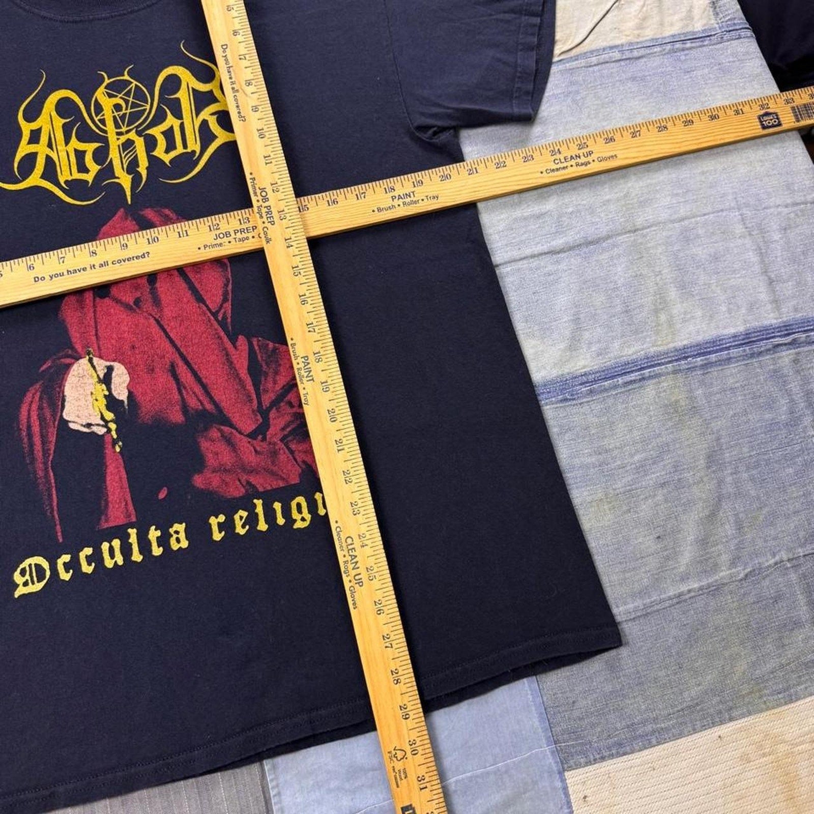 2018 Abhor Occulta ReligiO Black Metal Band Tee | Large