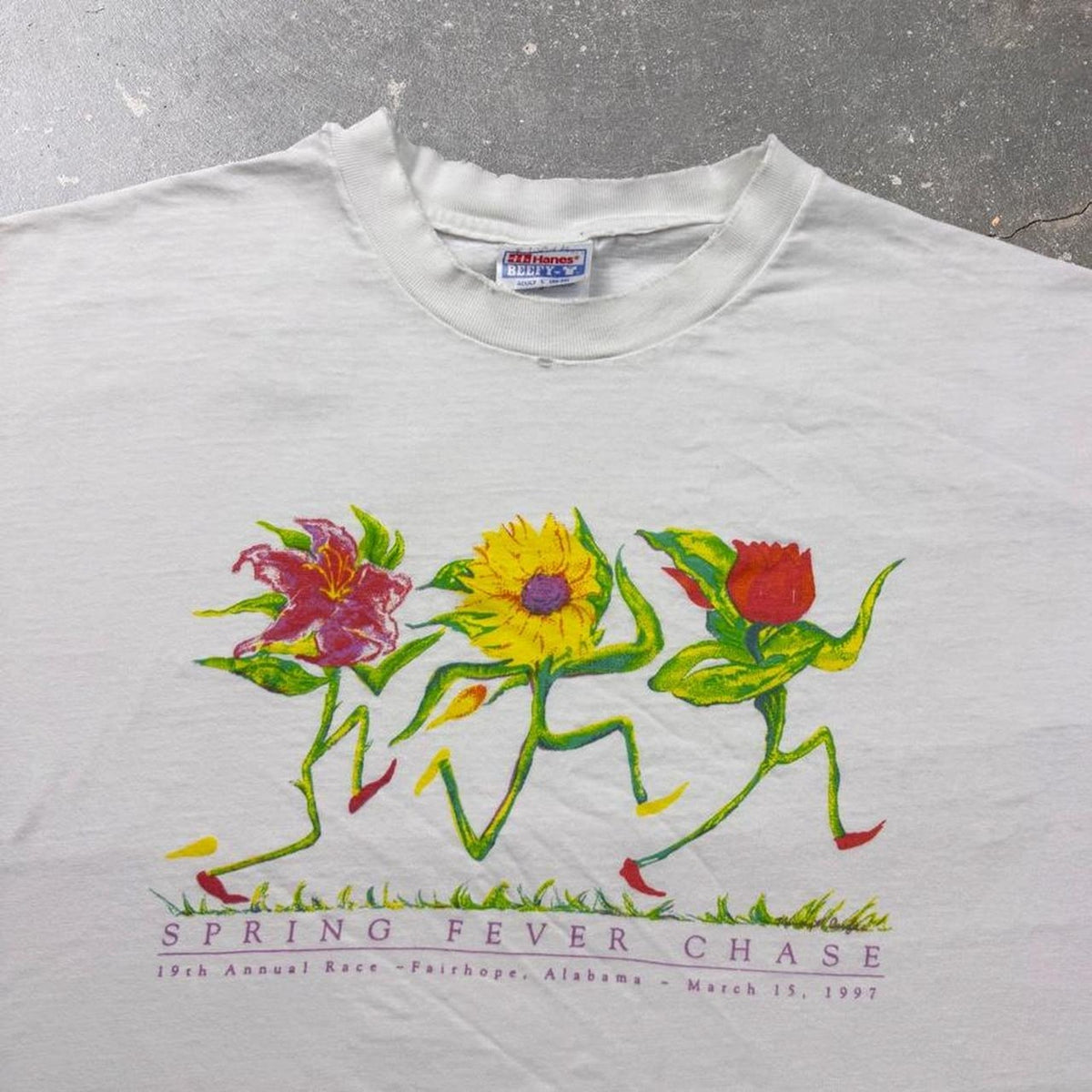 1997 Spring Fever Chase Fairhope Alabama Race Tee | Large