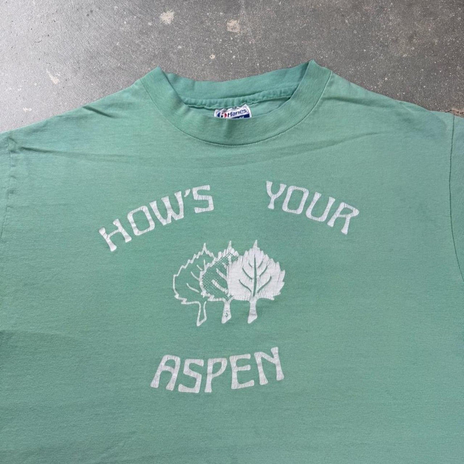 1990s “How’s Your Aspen” graphic tee | Large