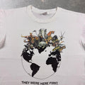 1990s “They Were Here First” Endangered Animals Graphic Tee | Large