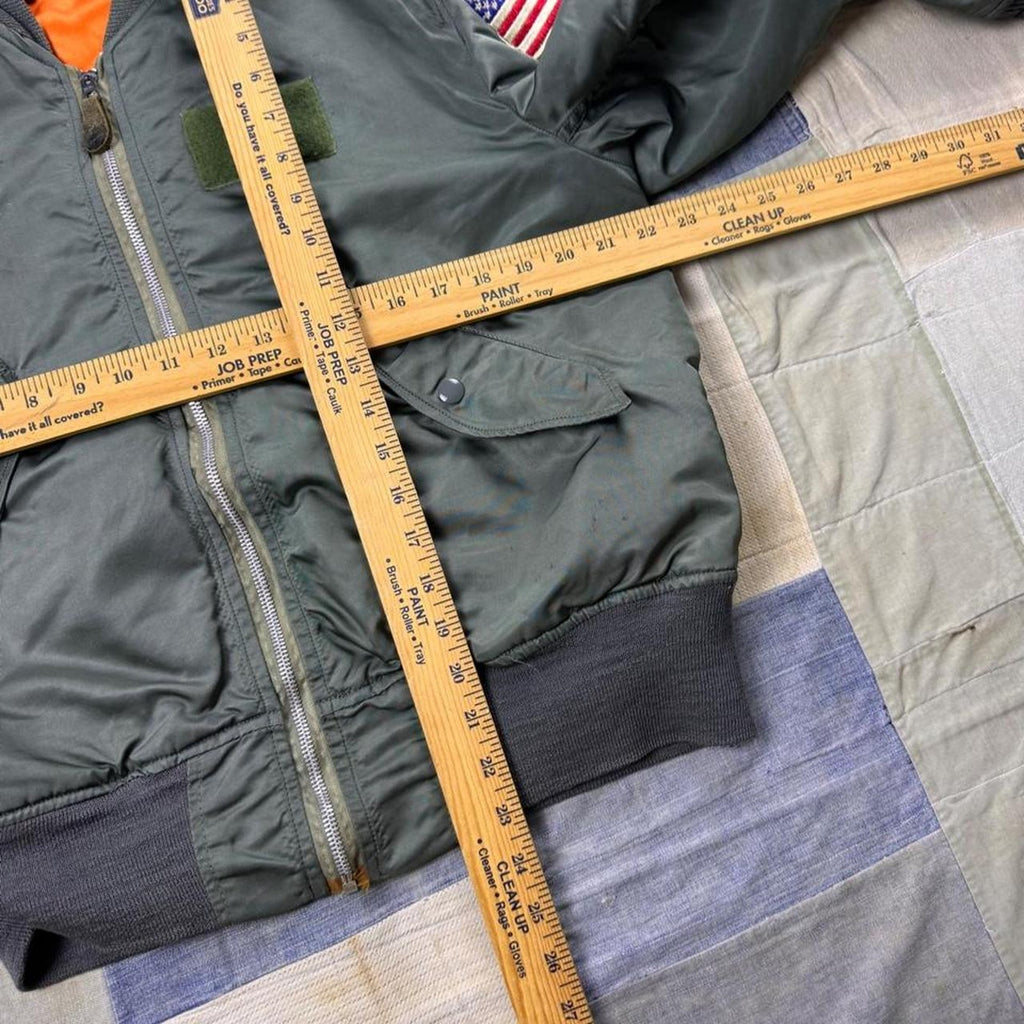 1977 Alpha Industries USAF L-2B Light Zone Flight Jacket | Medium