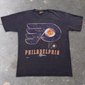 1990s Philadelphia Flyers NHL Big Logo Tee | Large
