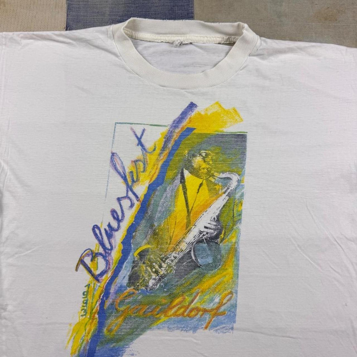 1980s Blues Alley Washington DC Saxophone Jazz Club Tee | XL