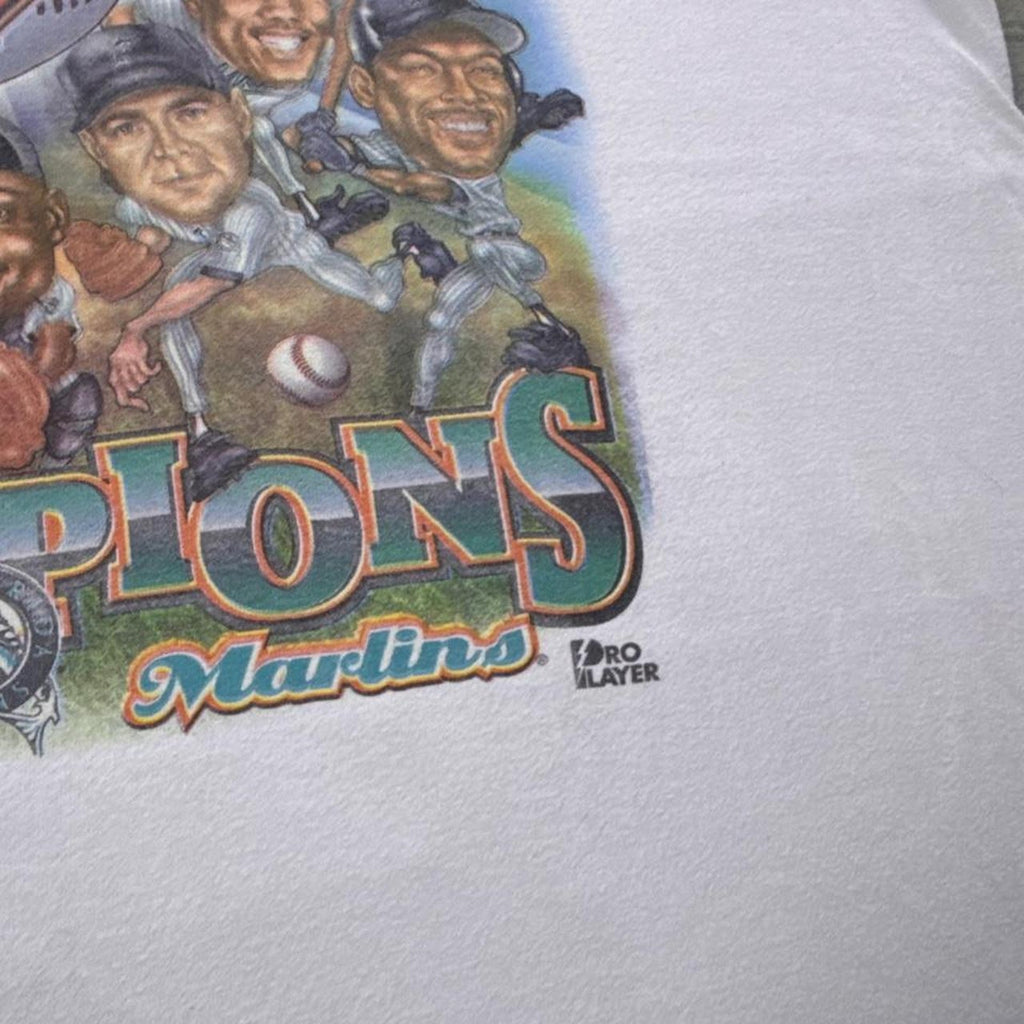 1997 Florida Marlins World Series Champions Pro Player Tee | XL