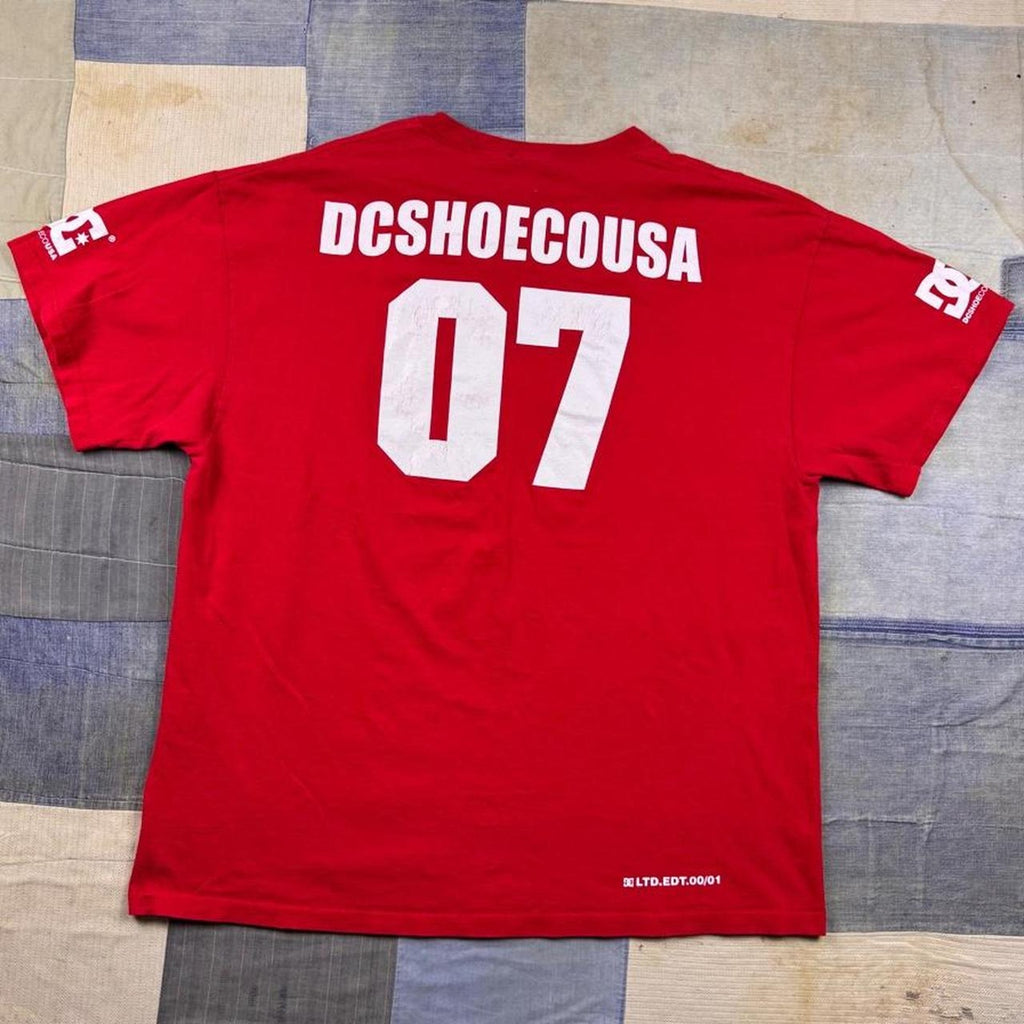 2000s DC Shoes Limited Edition 07 Skateboarding Graphic Tee | XL