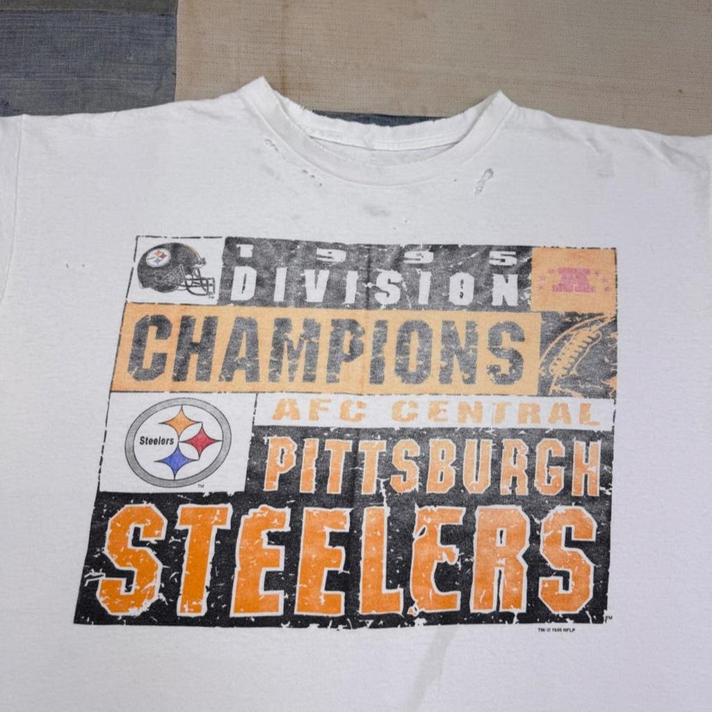 1995 Pittsburgh Steelers AFC Central Champions Tee | XL