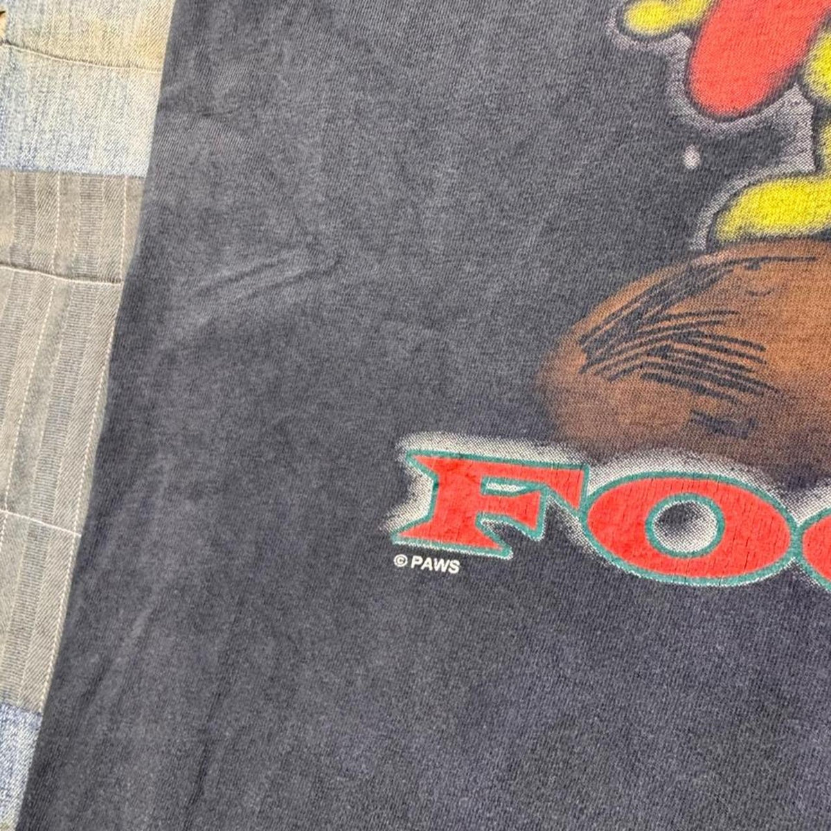 1990s Get Focused Cartoon Graphic Tee Garment Graphics | Extra Large