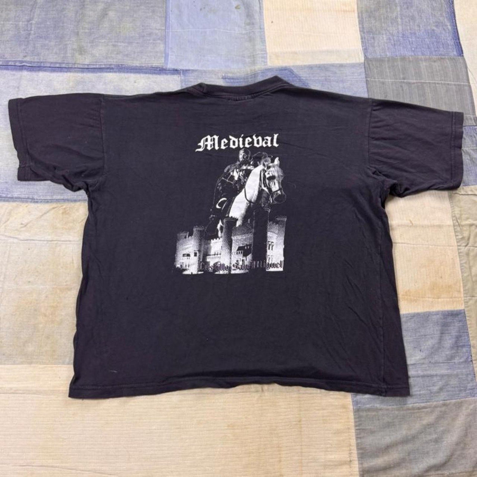 1990s Medieval Night Castillo San Miguel Tenerife Tee | XL