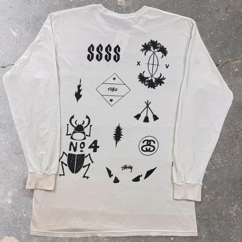 2010s Stüssy XV Multi Logo Long Sleeve Tee | Large
